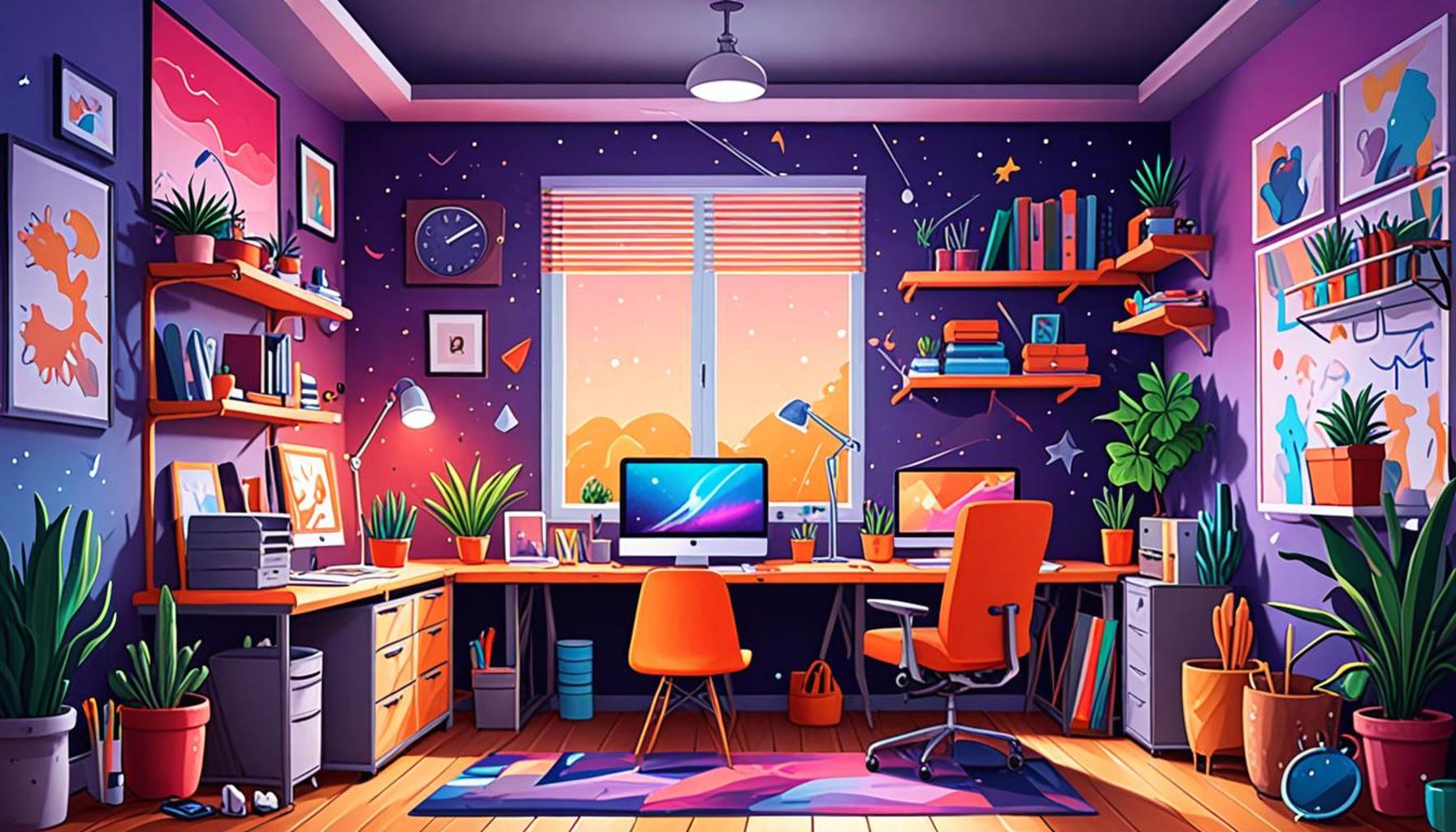 Efficient Workspaces: Space Optimization for Productivity at Home